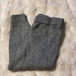 Express Cozy Grey Knit Bottoms with 3% wool, make it a lounge day!!